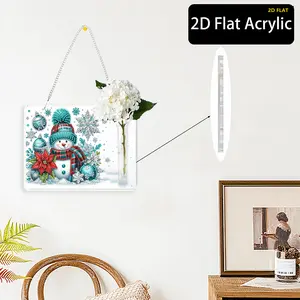 2D FLAT2D Flat Acrylic Decorative Wall Tube Vase Special Shape Hanging Diamond Art Kits Diamond Painting Hanging Ornament Window Hanging ADiamond Painting Kit is Suitable for Decorations. Create Unique DIY Handicrafts, Making Gifts Distinctive and Unique!