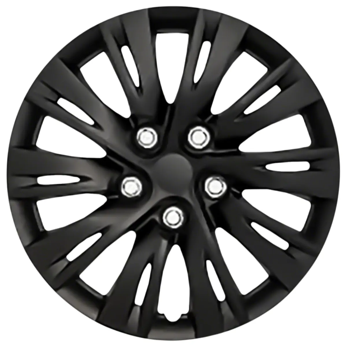 Coast2Coast CCI-103715BLK Aftermarket Universal Wheel Covers - 10 Split Spoke, Gloss Finish, Universal Fit, Durable Automotive-Grade ABS, Quality Fitment, Emulates Factory Styling, Factory Look Car Exterior Accessories