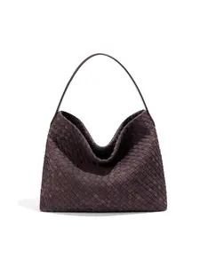 Handwoven women's tote bag, stylish and versatile, a sophisticated bag you'll never want to put down Perfect for shopping, traveling, going for a walk, and other daily activities, this is a large-capacity bag.