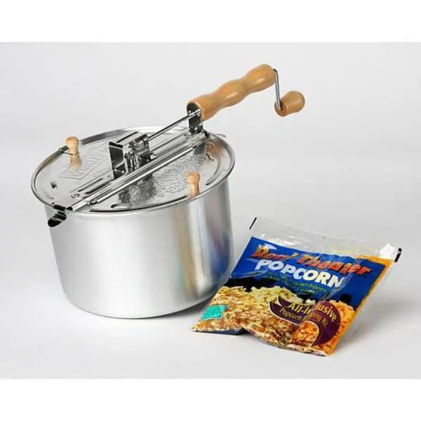 Whirley Pop Stovetop Popper with Metal Gears and Popcorn Kit Whirley Pop Stovetop Popper with Metal Gears and Popcorn Kit