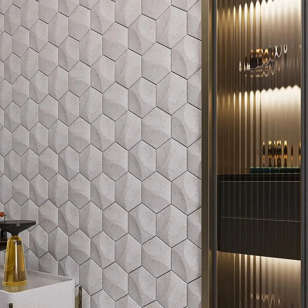 SAMPLE - ORBIS ( 0.196 sqft sheet ) : 3D Wall Tile