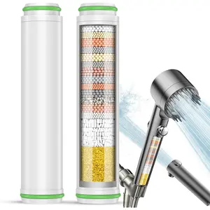 2 Pack 18 Stage Replacement Shower Filters for Handheld Shower Head, Remove Chlorine and Harmful Substances for Hard Water