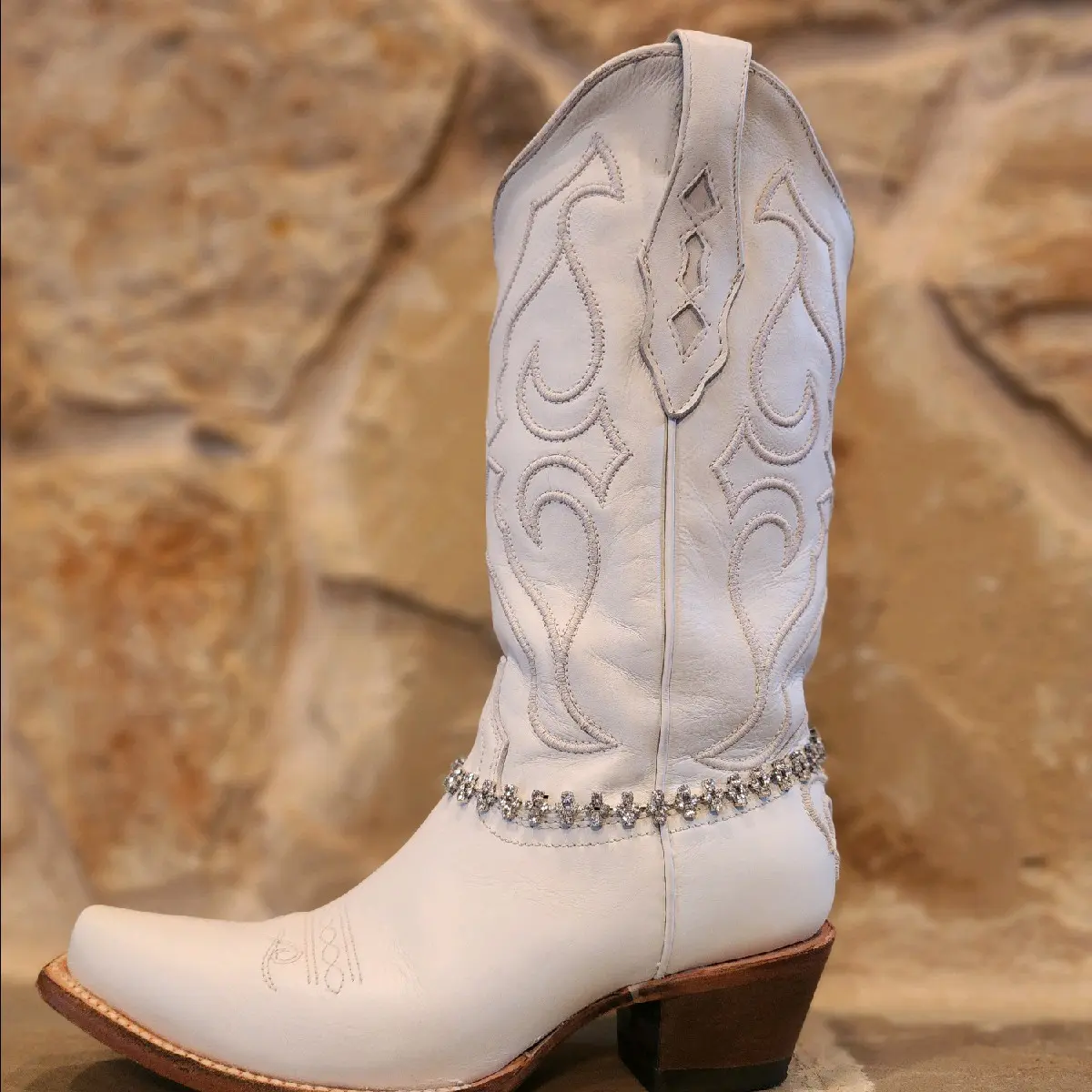 Joanna's Flower Boot Bracelet