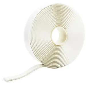 White Butyl Tape RV Roof Sealing Tape Highlight Putty Sealant Tape 16.4Ft/5M  Butyl Tape for Repair Window Glass and EDPM Boat Sealing Roof Pipe Patching