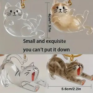 Pet cat hair memorial pendant with cute cat and Kitten hair storage box | Portable accessory for pet lovers | Collection jar for dog and cat shedding hair - Suitable as a memorial gift or condolence gift for people who have lost their beloved animals.