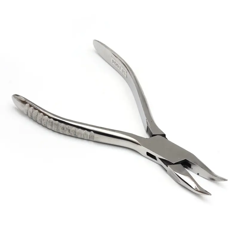 Steel Bent Nose Plier Jewelry Making Tools 155x51x10mm