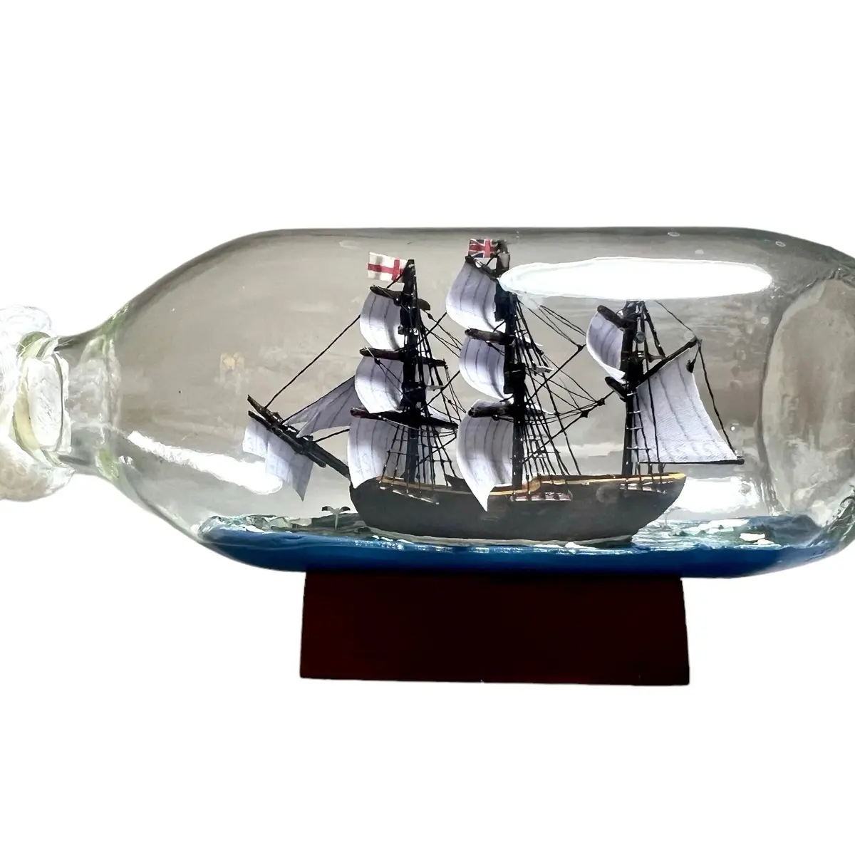The bounty ship in a bottle