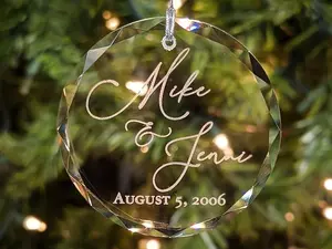 Custom Ornament Personalized with Your Names and Special Date, Anniversary Gift, Wedding Gift, Engagement Gift