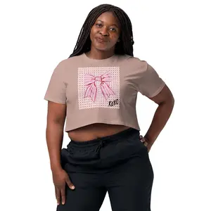 Big Bow XOXO Valentine's Crop Top T-Shirt