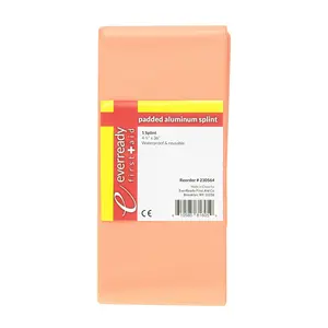 Padded Aluminum Splint, Folded Orange