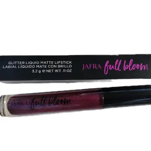 Jafra Glitter Liquid Matte Lipstick Purple - Versatile Gloss Lip Gloss with Rich Color and Soft Finish - Lipgloss