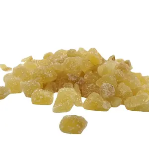 Raw Essentials Ginger Diced and Crystallized - Sweet Heat - Used in Baking, Desserts, Salads, and Asian Cuisine - Non-GMO, Gluten Free, Vegan - Large 22 Ounce Container