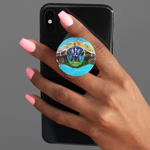 Phone Grip/Stand - "Nosey Sea Turtle"