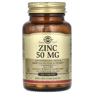 Solgar Zinc, 50 mg, 100 Tablets