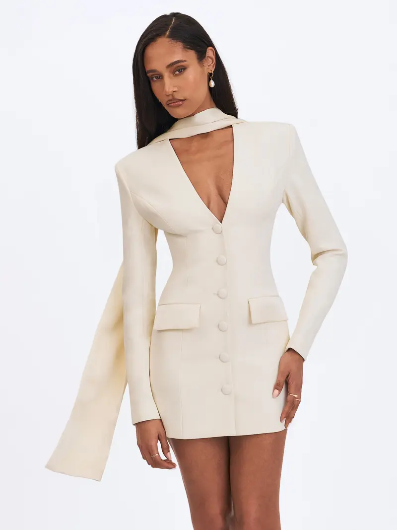 white christmas dresses Serra Blazer Dress main image 0