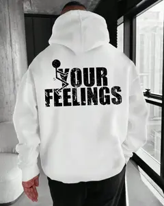 F*ck Your Feelings Hoodie – Funny Dark Humor Attitude T Shirt for Men – Savage Statement Graphic Sweatshirt
