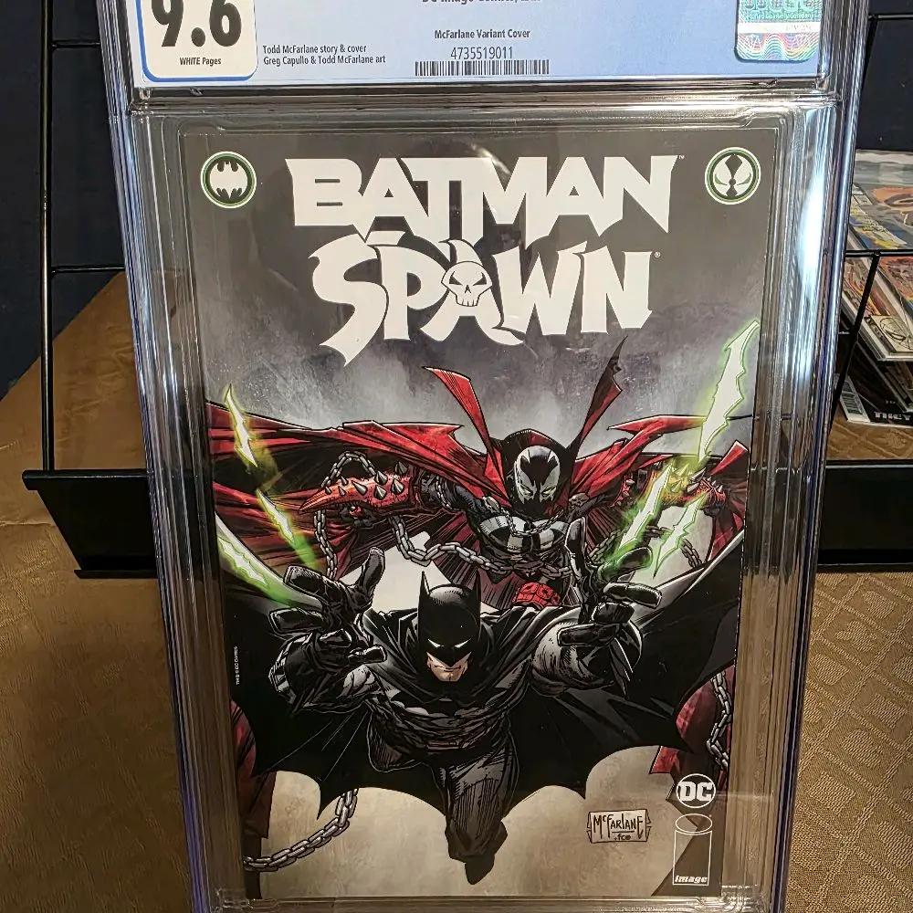 Batman/Spawn #1 Superhero Comic Book - CGC Graded 9.6 Slab, English, Gritty Creator-Owned Dopesmack Collectible