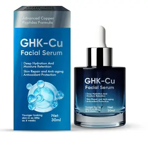 GHK-Cu Copper Peptide Anti-Aging Serum Advanced Repair Deep Hydration Youth Revival 30ml Luxury Facial Serum