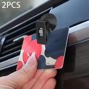 Car Window Sucker Clips Hook Car Interior Plastic Clip Multifunctional Clip Cards Suction Cap Clips for Sunshade Curtain