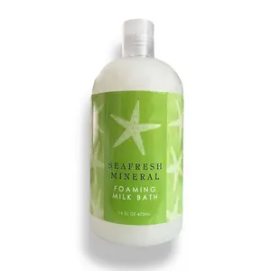 Seafresh Mineral Foaming Milk Bath with Nourishing Natural Ingredients - 16 oz Flip Top Lid