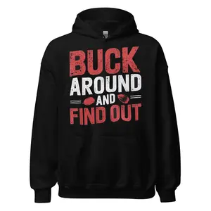 Ohio Buckeye Pride Hoodie, Buck Around and Find Out Iconic Shirt