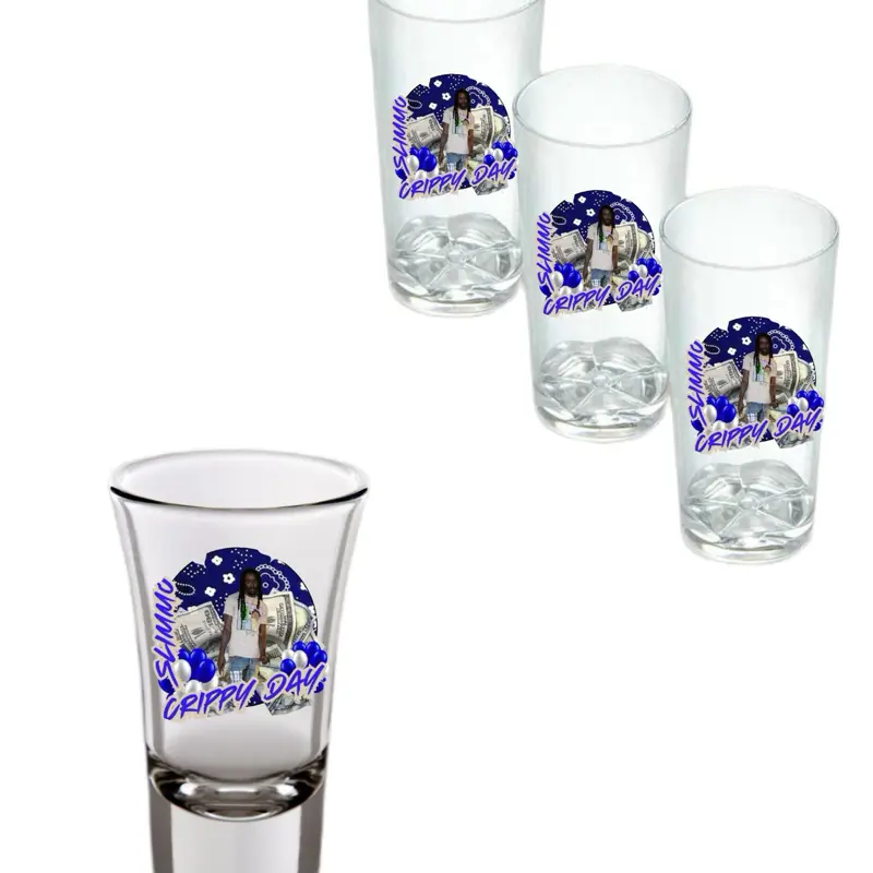 Shot Glass labels  Drinkware stickers
