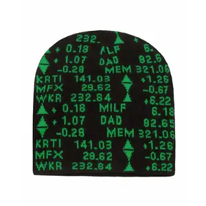 Stock Ticker Beanie - Green