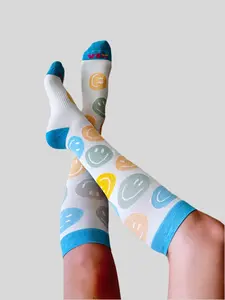 Cute Bamboo Compression Socks for Swollen Feet