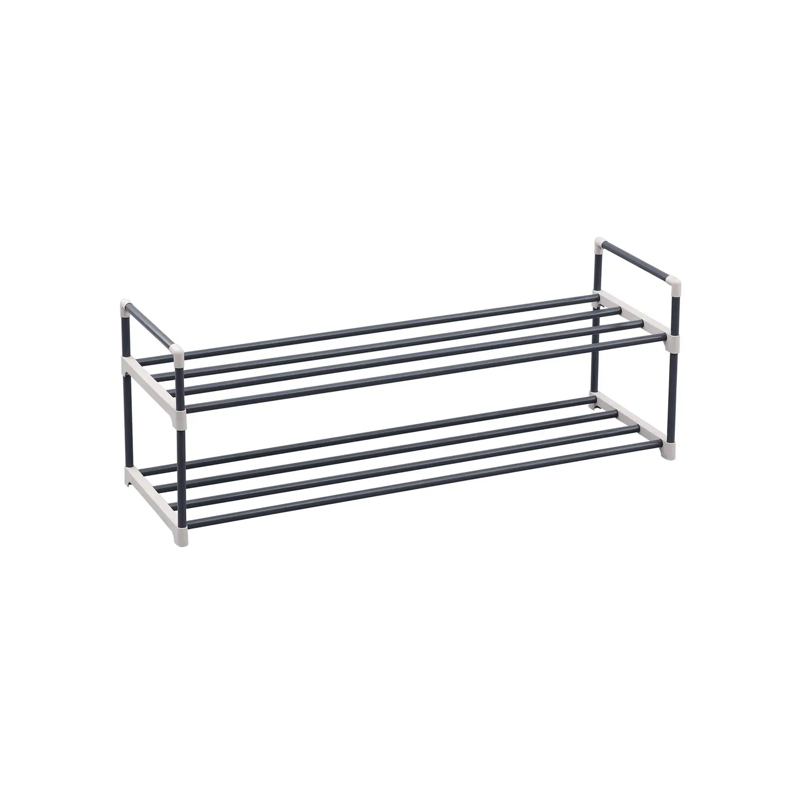SONGMICS 2-Tier Stackable Storage Organiser, Entryway Shoe Shelf, Supports Up to 10 Pairs for Shoe Organization, Shoe Rack For Entryway