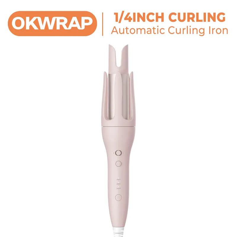 OKWRAP Negative Ion Hair Curler, Curling Iron Wavy Hair Styler