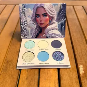 Ravishing Rouge Beauty I'm Mrs. Snow Eyeshadow Palette with Misses Icicle Call me Snow Frostbite White Christmas Let it Freeze 10 Below