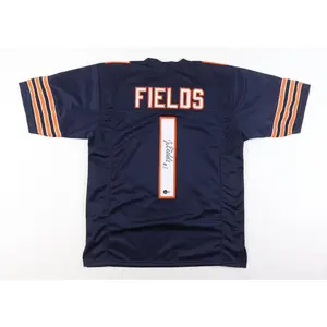Justin Fields Signed Authentic Jersey