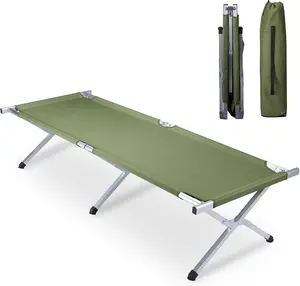 【Summervibes】Ubesgoo Folding Camping Bed, Folding Lightweight Bed Portable Camping Cot With Carry Bag For Adults Hiking Hunting Traveling