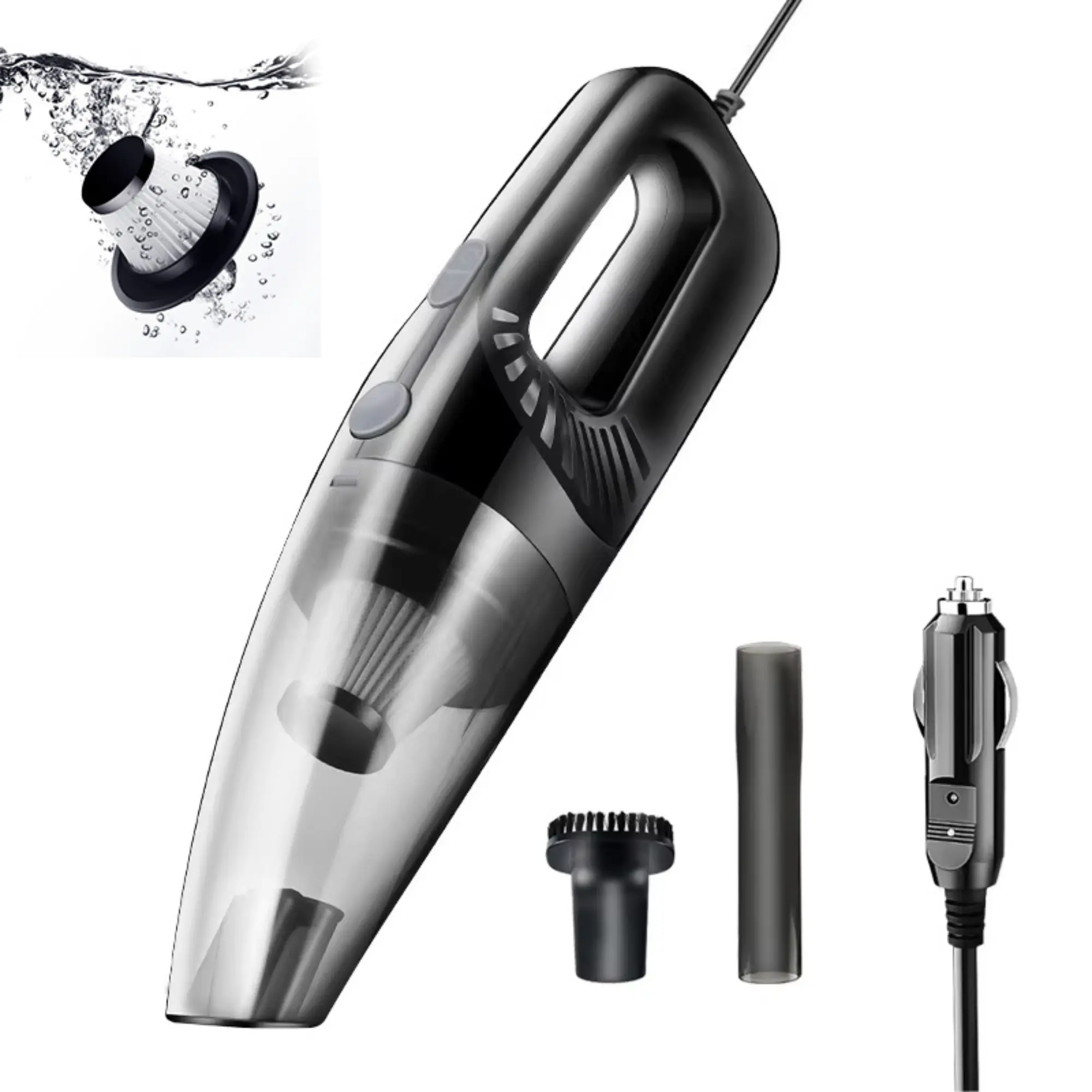 Mini Handheld Vacuum Cleaner | Powerful Suction for Pet Hair, Dust, Crumbs & Small Messes | Perfect for Home & Car Cleaning | Lightweight, Portable & Wireless with Multiple Attachments | Quick Clean Anytime Anywhere
