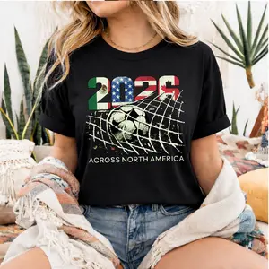[Made in USA] Soccer Game Day 2026 Shirt, Popular Now Football Lover Shirt International Soccer Shirt, Tournament Shirt Match Day Outfit Soccer Supporter, Unisex Men Women casual Graphic tee, Humor tee, Casual Oversized tee