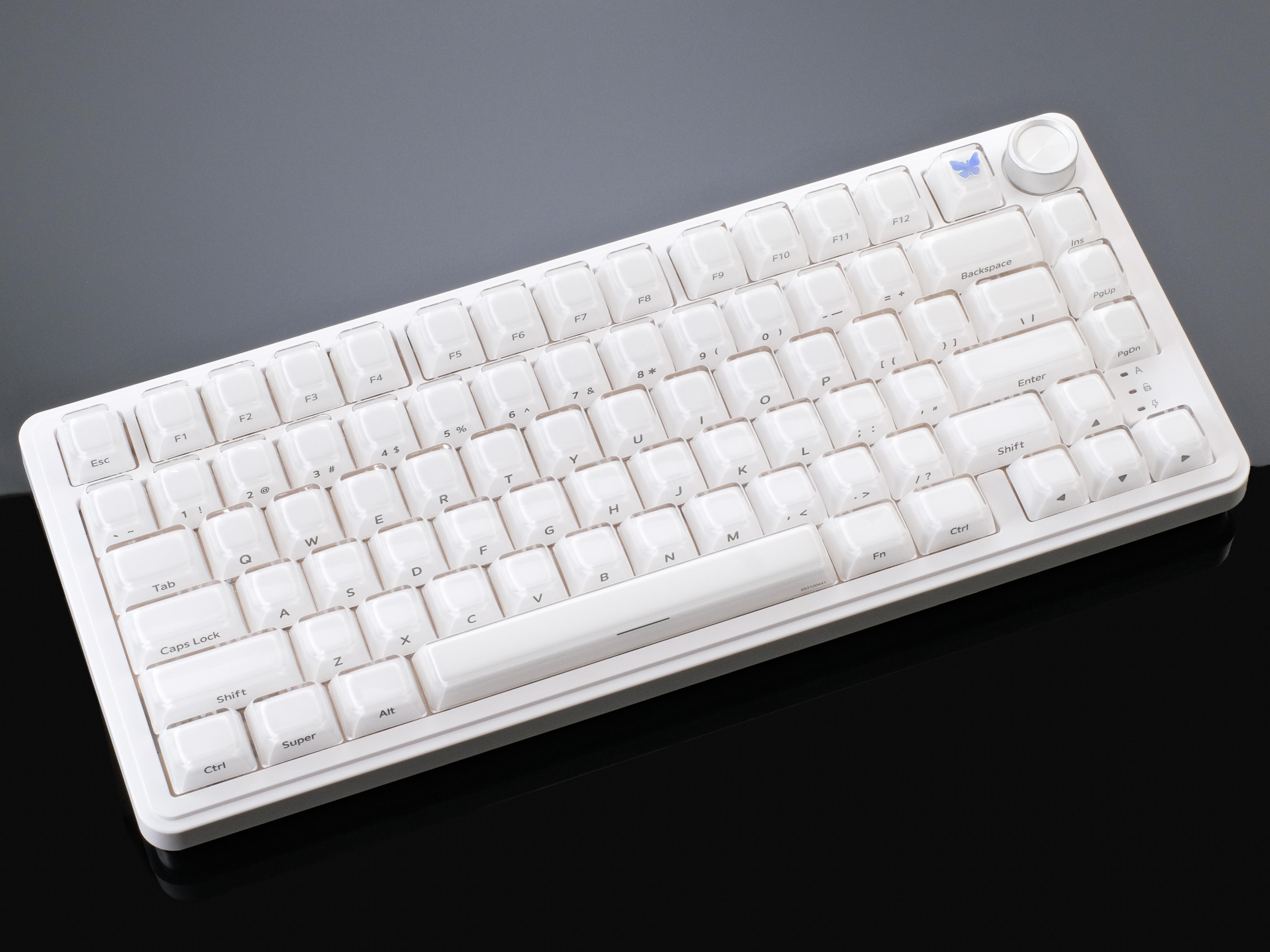 DigAura Crystal Jelly Side-Printed Translucent MDA Profile 122-Key Keycap Set（only keycap, not include a keyboard）