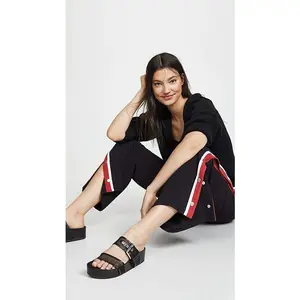 NEW SIZE 8 BB DAKOTA Women's Track Meet Heavy snap sides pant
