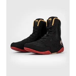 Venum Contender Boxing Shoes - Black/Gold/Red