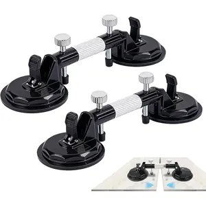 2 Pack Laminate Gap Repair Tool, Pro Countertop Alignment Clamps, Seam Setter with Vacuum Suction Cups, for, Marble, Stone, Slab and