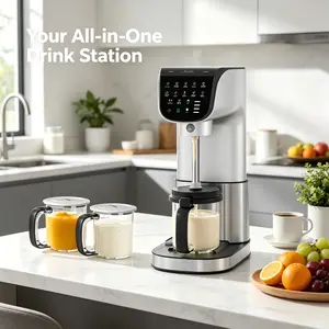11-in-1 Automatic Ice Cream Maker Machine with 3 Pints, Brushless Motor, Dishwasher Safe, One-Touch Storage, Make Gelato, Sorbet, Milkshakes & More for Home Kitchen (Silver/Black)