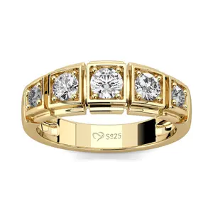 Jeulia Classic Round Cut Sterling Silver Band Sterling Silver Sterling Silver Zircon Engagement Ring