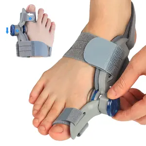 Adjustable Big Toe Fixing Strap Thumb Wrap Belt with Knob Toe Separator for Women Men Left and Right Feet (1PC)