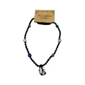 Harmonia Clear Negativity Necklace –  Clear Quartz &amp; Sodalite