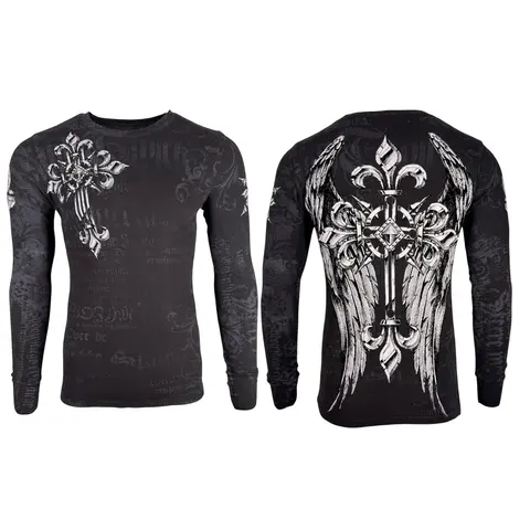 Archaic By Affliction Men's Thermal Shirt Hercules