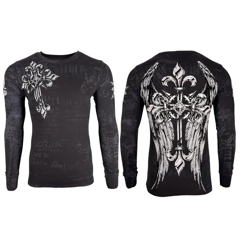 Archaic By Affliction Men's Thermal Shirt Hercules