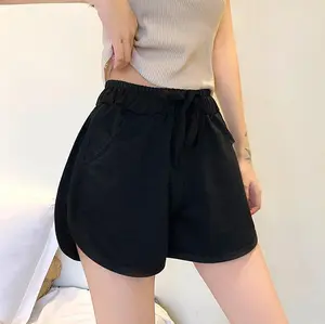 Trendy High Waist Casual Shorts for Women | Soft Drawstring Summer Beach Shorts | Cute Loose Fit Athletic Shorts for Daily & Streetwear