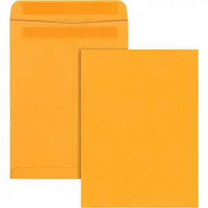 9 x 12 Catalog Mailing Envelopes with Redi-Seal Self Seal Closure, 28 lb Kraft Paper, 250 per Box (QUA43562)