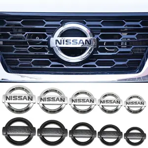 Nissan Series Car Emblem Covers, Front & Rear Decorative Stickers, Car Decals, Car Logo Accessories, Suitable for Various Nissan Models