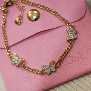 Krystal Butterfly Bracelet for Women