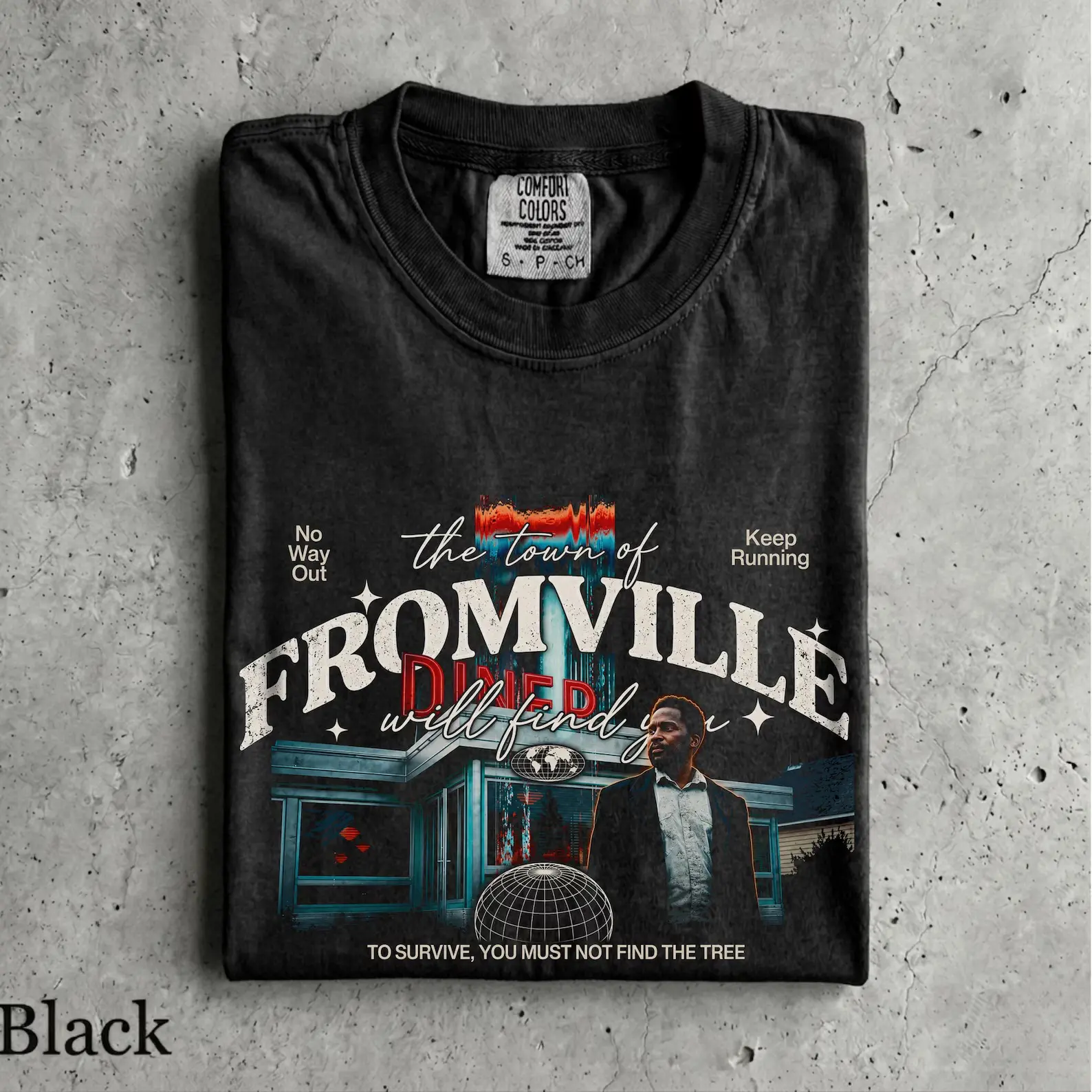 FROM TV Series Graphic Tee, Vintage Fromville 90s Retro Horror T-Shirt, Premium Comfort Colors Streetwear, Unisex Mystery Horror Merch, Unique Gift for Fans